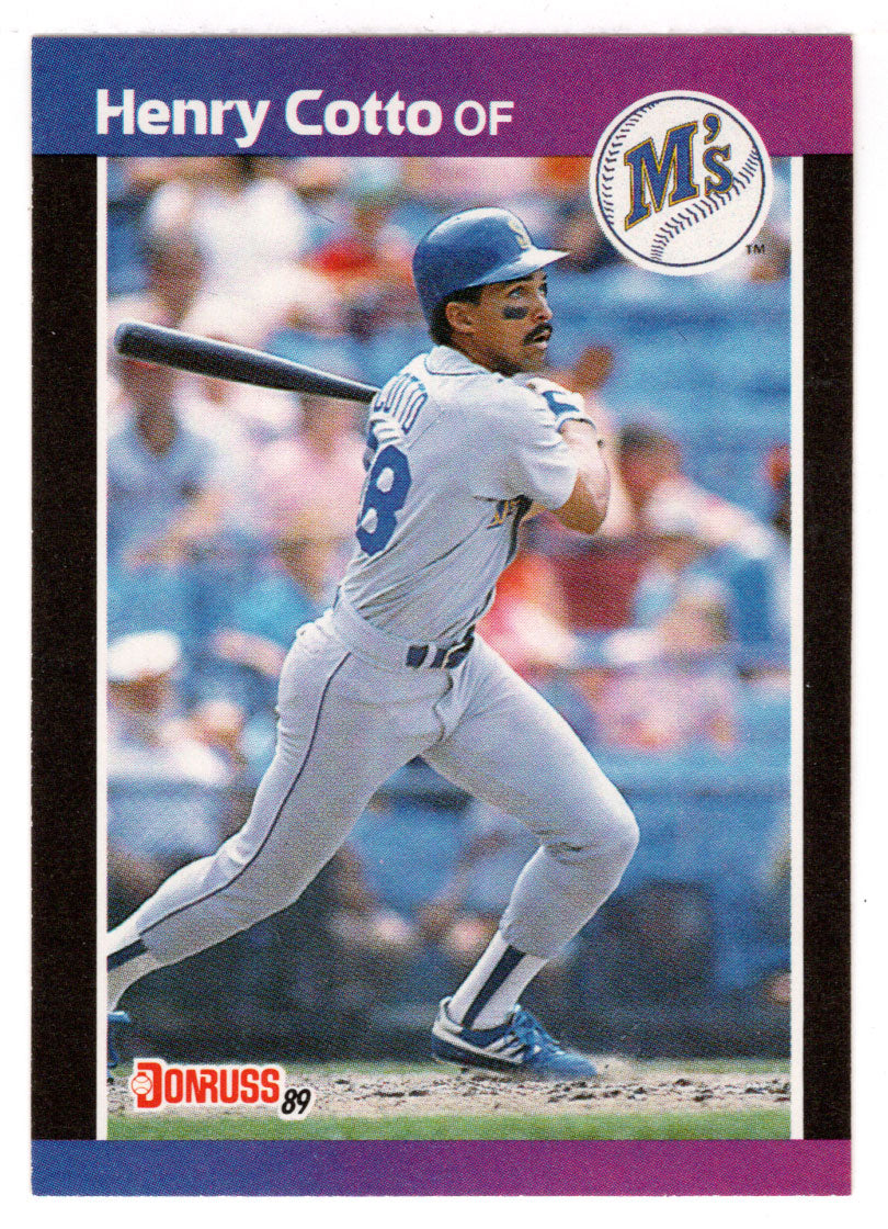 Henry Cotto - Seattle Mariners (MLB Baseball Card) 1989 Donruss # 109 Mint