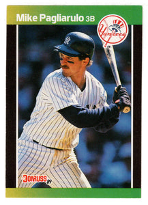 Mike Pagliarulo - New York Yankees (MLB Baseball Card) 1989 Donruss # 127 Mint