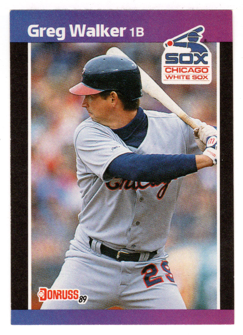 Greg Walker - Chicago White Sox (MLB Baseball Card) 1989 Donruss # 135 Mint