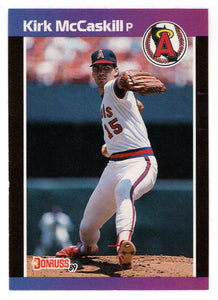 Kirk McCaskill - California Angels (MLB Baseball Card) 1989 Donruss # 136 Mint