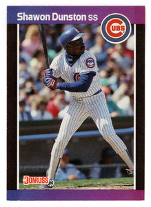 Shawon Dunston - Chicago Cubs (MLB Baseball Card) 1989 Donruss # 137 Mint