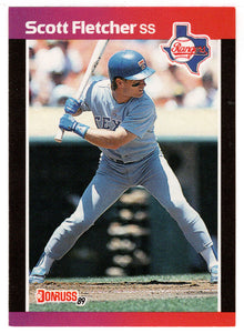 Scott Fletcher - Texas Rangers (MLB Baseball Card) 1989 Donruss # 142 Mint