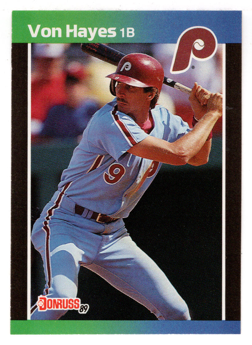 Von Hayes - Philadelphia Phillies (MLB Baseball Card) 1989 Donruss # 1 –  PictureYourDreams