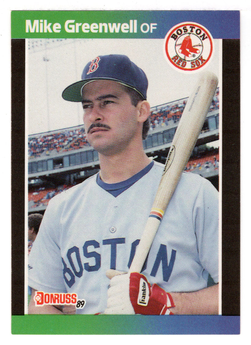 Mike Greenwell - Boston Red Sox (MLB Baseball Card) 1989 Donruss # 186 Mint