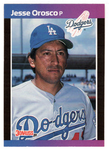 Jesse Orosco - Los Angeles Dodgers (MLB Baseball Card) 1989 Donruss # 228 Mint