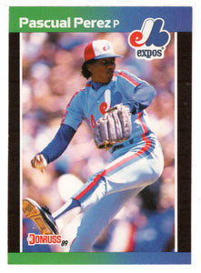 Pascual Perez - Montreal Expos (MLB Baseball Card) 1989 Donruss # 248 Mint