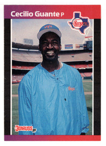 Cecilio Guante - Texas Rangers (MLB Baseball Card) 1989 Donruss # 260 Mint