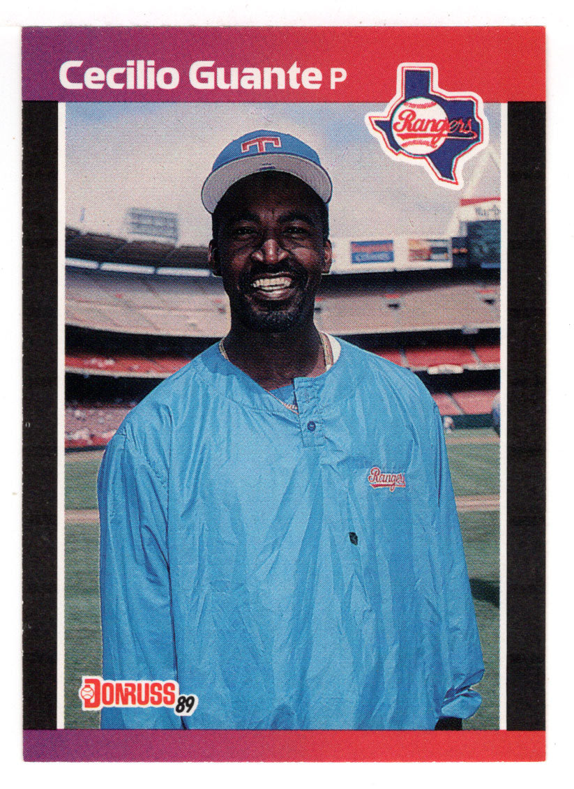 Cecilio Guante - Texas Rangers (MLB Baseball Card) 1989 Donruss # 260 Mint
