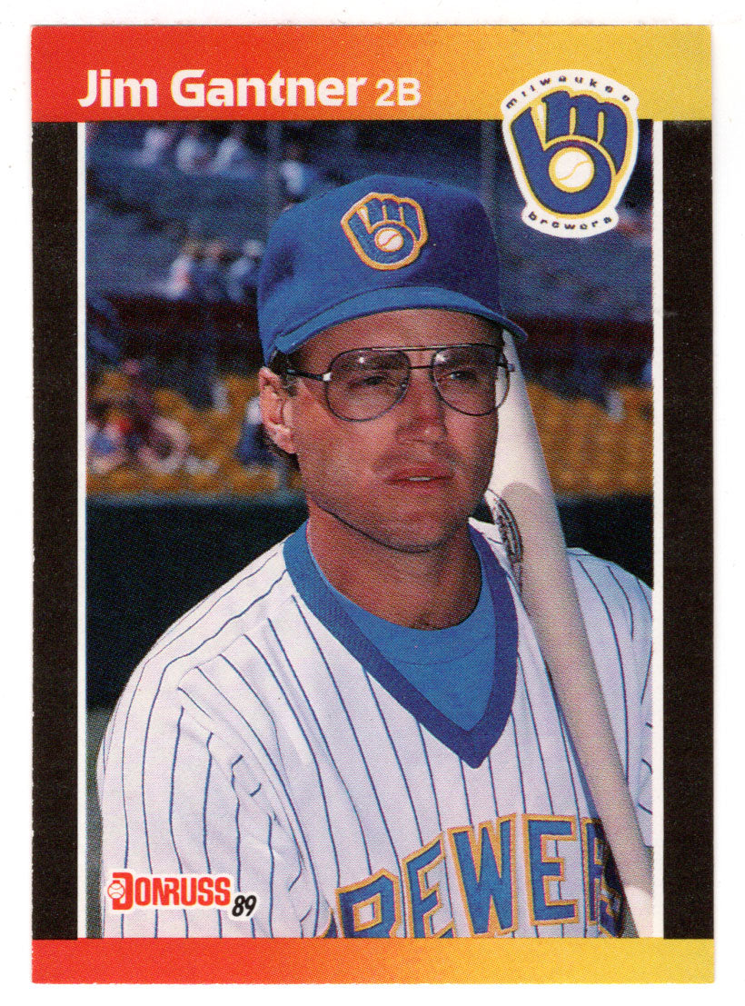 Jim Gantner - Milwaukee Brewers (MLB Baseball Card) 1989 Donruss # 264 Mint