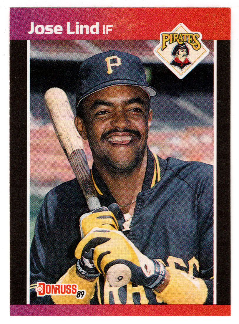 Jose Lind - Pittsburgh Pirates (MLB Baseball Card) 1989 Donruss # 290 Mint