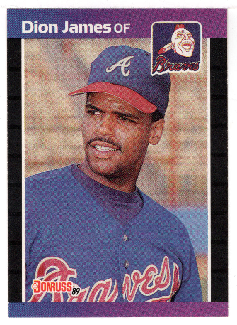 Dion James - Atlanta Braves (MLB Baseball Card) 1989 Donruss # 340 Mint