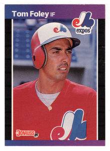 Tom Foley - Montreal Expos (MLB Baseball Card) 1989 Donruss # 342 Mint