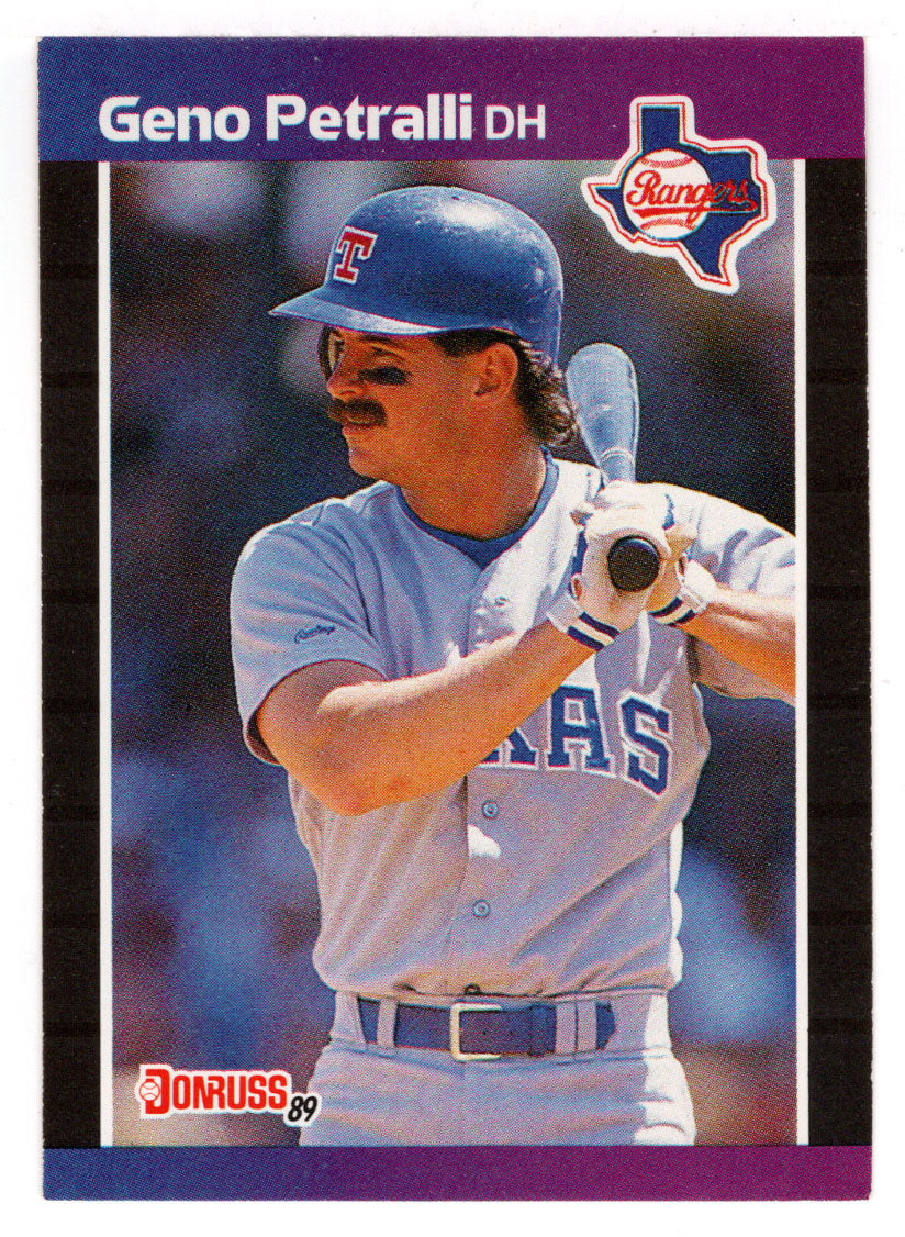 Geno Petralli - Texas Rangers (MLB Baseball Card) 1989 Donruss # 343 Mint
