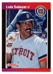 Luis Salazar - Detroit Tigers (MLB Baseball Card) 1989 Donruss # 352 Mint