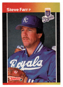 Steve Farr - Kansas City Royals (MLB Baseball Card) 1989 Donruss # 356 Mint