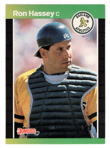Ron Hassey - Oakland Athletics (MLB Baseball Card) 1989 Donruss # 361 Mint