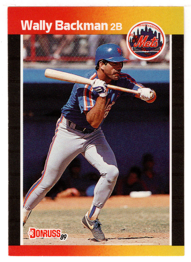 Wally Backman - New York Mets (MLB Baseball Card) 1989 Donruss # 383 Mint