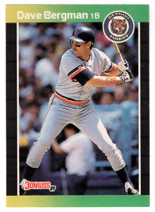 Dave Bergman - Detroit Tigers (MLB Baseball Card) 1989 Donruss # 389 Mint