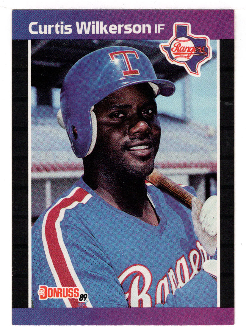 Curtis Wilkerson - Texas Rangers (MLB Baseball Card) 1989 Donruss # 402 Mint