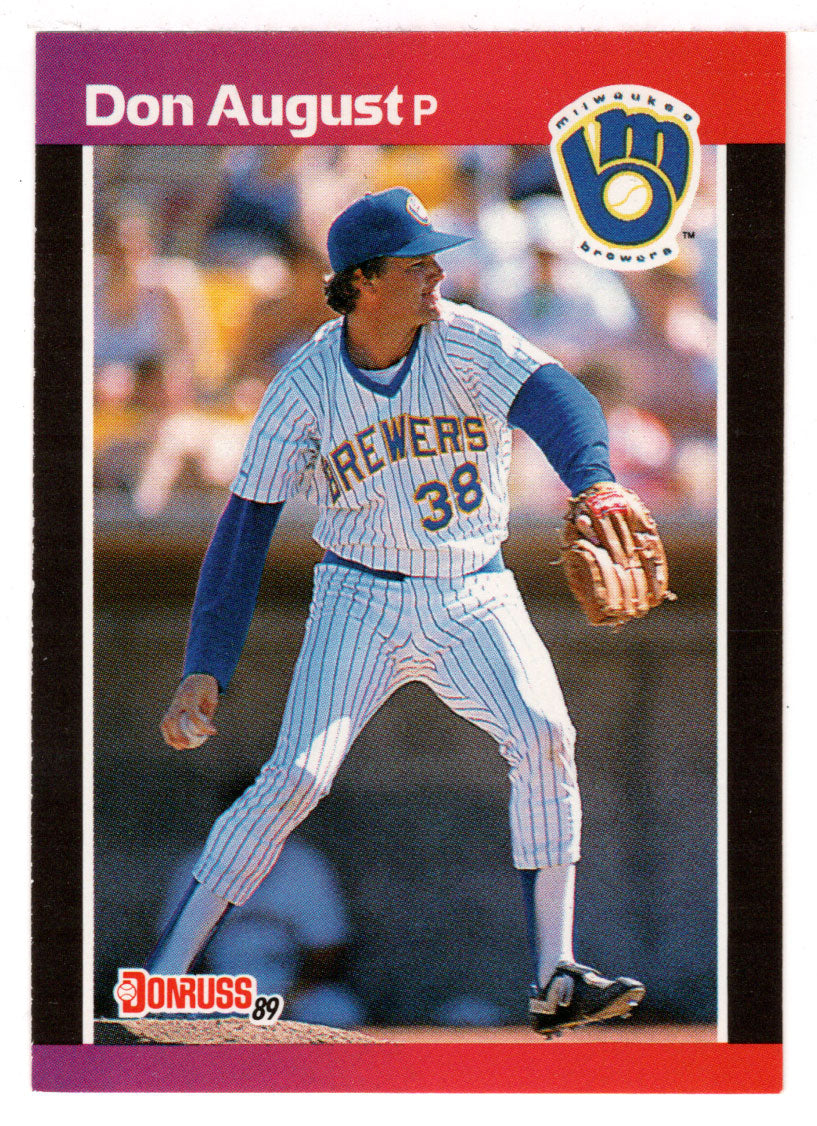 Don August - Milwaukee Brewers (MLB Baseball Card) 1989 Donruss # 410 Mint