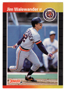 Jim Walewander - Detroit Tigers (MLB Baseball Card) 1989 Donruss # 415 Mint