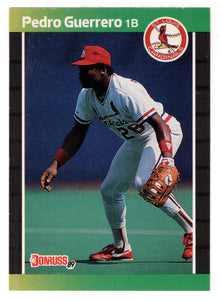 Pedro Guerrero - St. Louis Cardinals (MLB Baseball Card) 1989 Donruss # 418 Mint