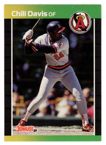 Chili Davis - California Angels (MLB Baseball Card) 1989 Donruss # 449 Mint