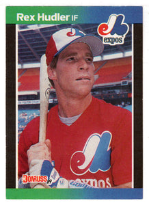 Rex Hudler - Montreal Expos (MLB Baseball Card) 1989 Donruss # 452 Mint