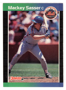 Mackey Sasser - New York Mets (MLB Baseball Card) 1989 Donruss # 454 Mint