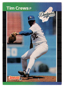Tim Crews - Los Angeles Dodgers (MLB Baseball Card) 1989 Donruss # 486 Mint