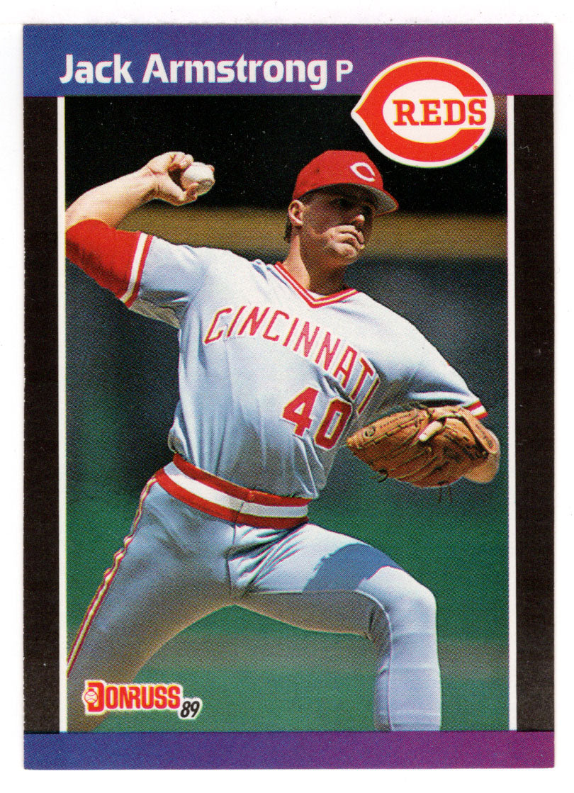 Jack Armstrong RC - Cincinnati Reds (MLB Baseball Card) 1989 Donruss # 493 Mint