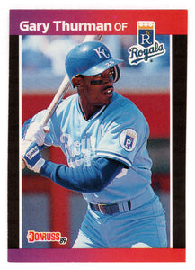 Gary Thurman - Kansas City Royals (MLB Baseball Card) 1989 Donruss # 498 Mint