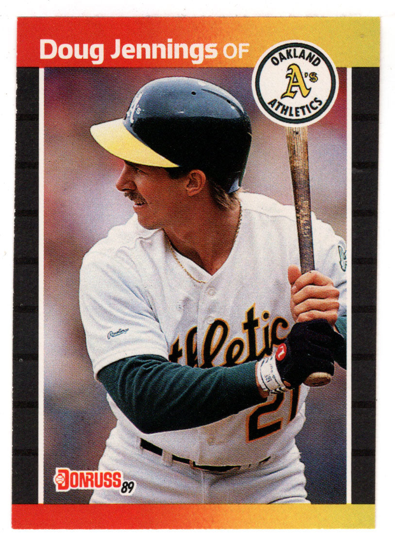 Doug Jennings RC - Oakland Athletics (MLB Baseball Card) 1989 Donruss # 505 Mint