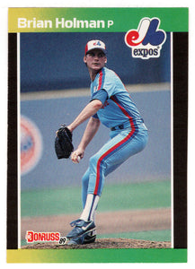Brian Holman RC - Montreal Expos (MLB Baseball Card) 1989 Donruss # 511 Mint