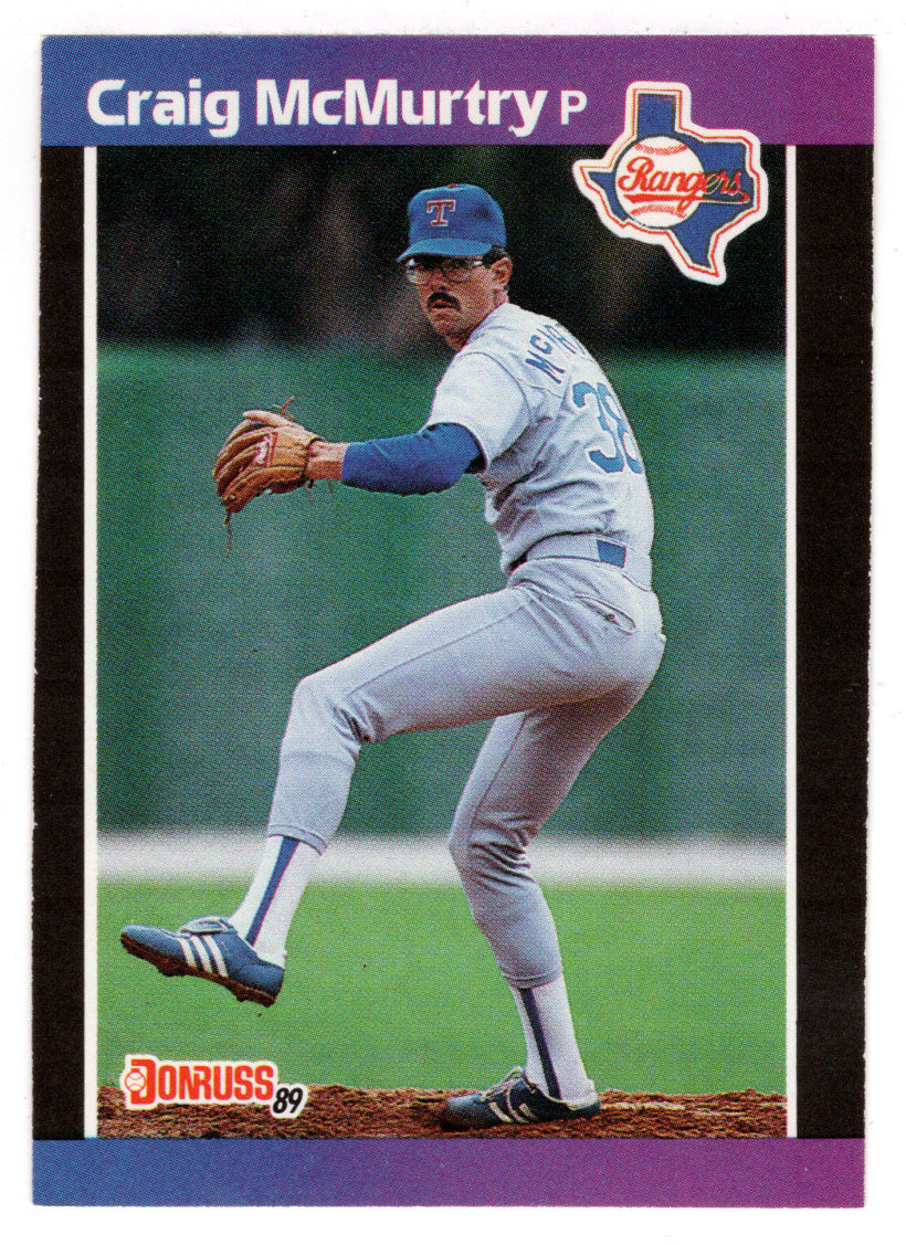 Craig McMurtry - Texas Rangers (MLB Baseball Card) 1989 Donruss # 520 Mint