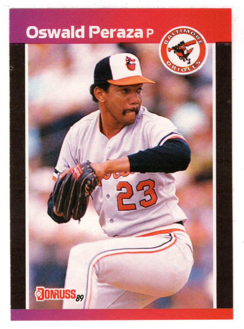 Oswald Peraza RC - Baltimore Orioles (MLB Baseball Card) 1989 Donruss # 524 Mint