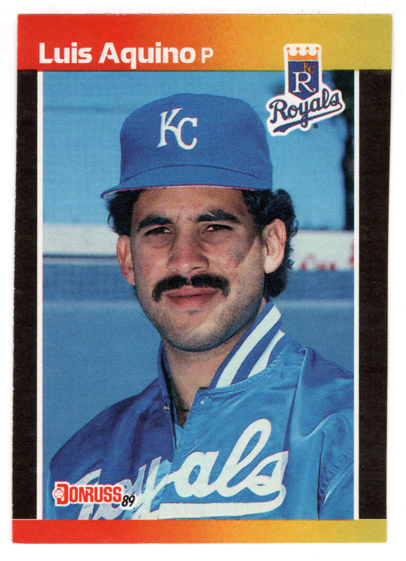 Luis Aquino - Kansas City Royals (MLB Baseball Card) 1989 Donruss # 534 Mint