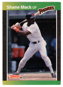 Shane Mack - San Diego Padres (MLB Baseball Card) 1989 Donruss # 538 Mint