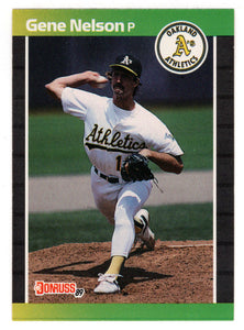 Gene Nelson - Oakland Athletics (MLB Baseball Card) 1989 Donruss # 540 Mint