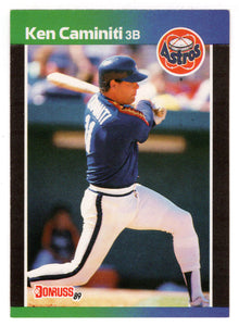 Ken Caminiti - Houston Astros (MLB Baseball Card) 1989 Donruss # 542 Mint