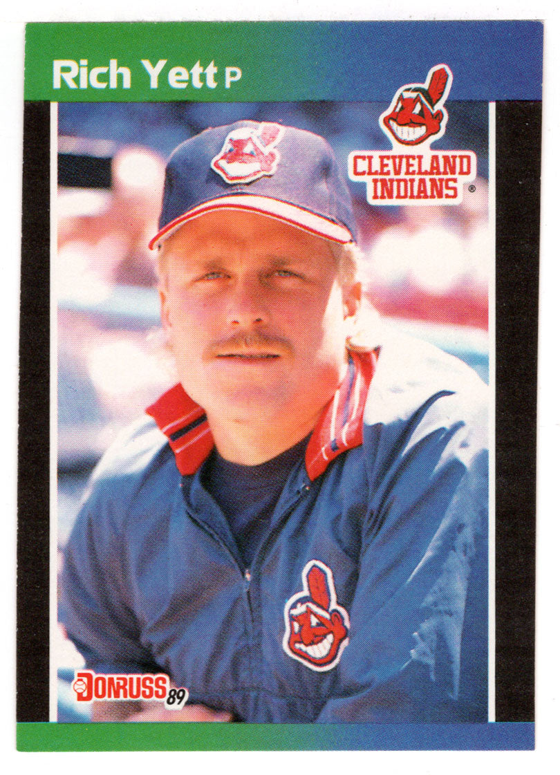 Rich Yett - Cleveland Indians (MLB Baseball Card) 1989 Donruss # 546 Mint