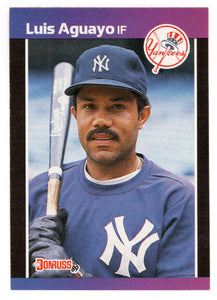 Luis Aguayo - New York Yankees (MLB Baseball Card) 1989 Donruss # 551 Mint