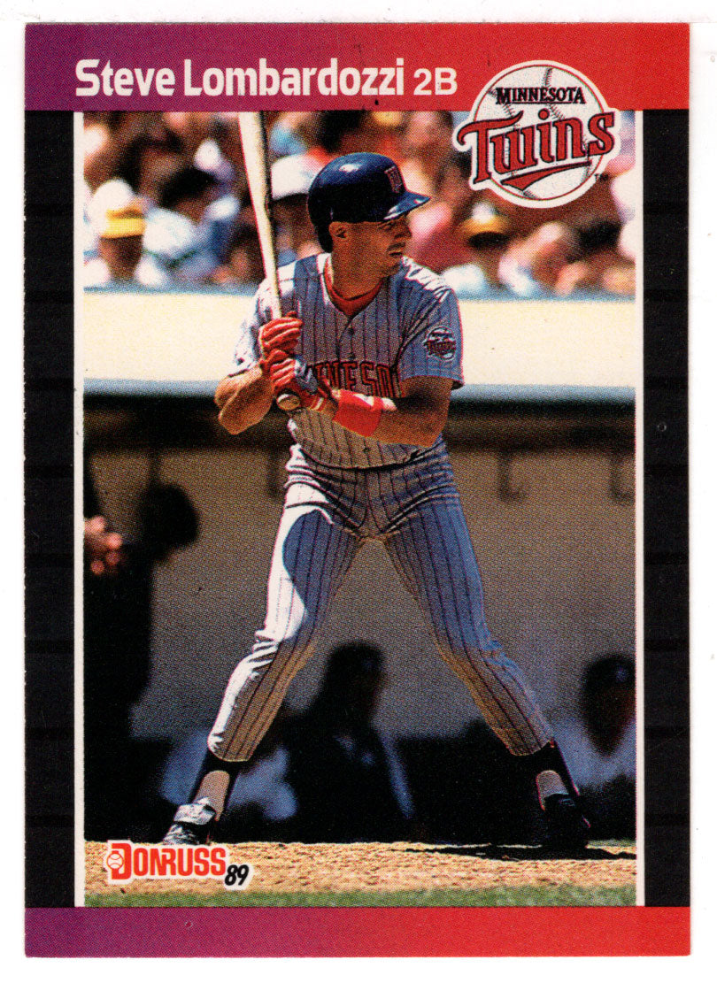Steve Lombardozzi - Minnesota Twins (MLB Baseball Card) 1989 Donruss # 554 Mint