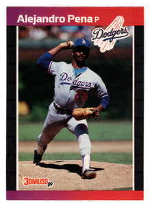 Alejandro Pena - Los Angeles Dodgers (MLB Baseball Card) 1989 Donruss # 557 Mint