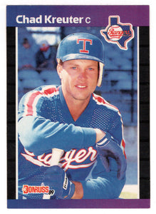 Chad Kreuter RC - Texas Rangers (MLB Baseball Card) 1989 Donruss # 579 Mint