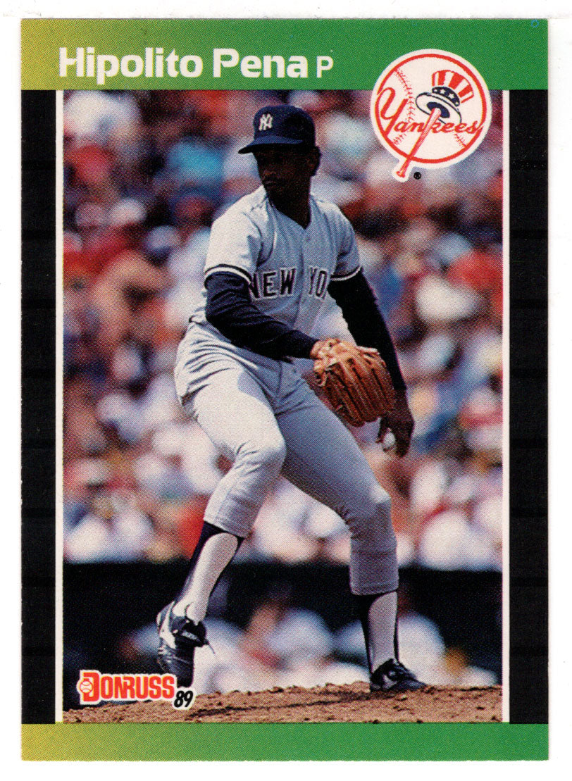 Hipolito Pena - New York Yankees (MLB Baseball Card) 1989 Donruss # 598 Mint