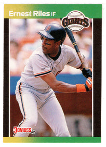 Ernest Riles - San Francisco Giants (MLB Baseball Card) 1989 Donruss # 625 Mint