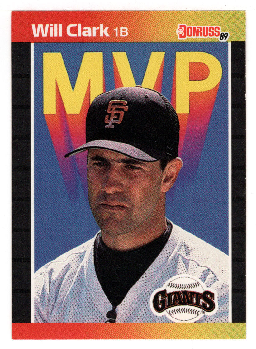Will Clark - San Francisco Giants (MLB Baseball Card) 1989 Donruss Bonus MVP's # BC-22 Mint