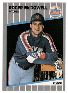 Roger McDowell - New York Mets (MLB Baseball Card) 1989 Fleer # 43 Mint