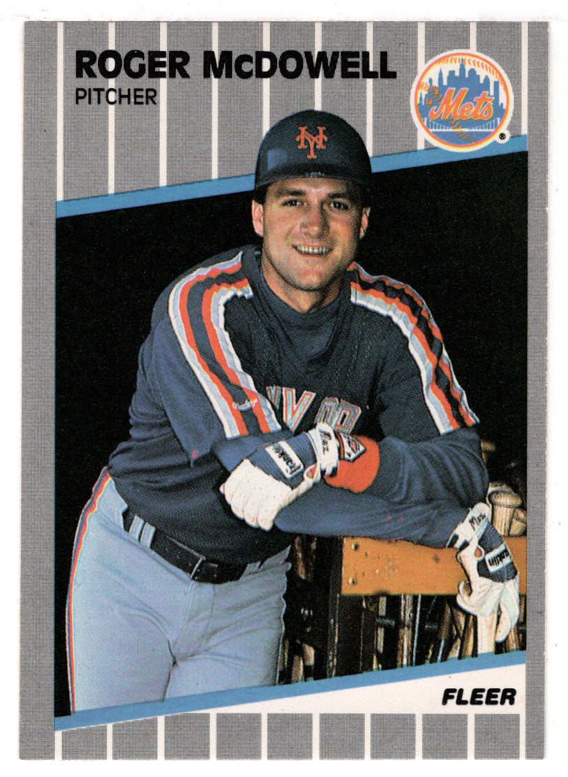 Roger McDowell - New York Mets (MLB Baseball Card) 1989 Fleer # 43 Mint